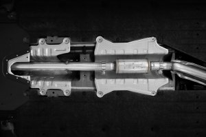 Honda Civic Performance Exhaust - Dual Split Rear - MBRP - Cat Back, T304 Stainless Steel, Carbon Fiber Tips - 1.5L - `22-`24