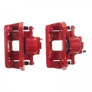 Jeep Wrangler JK Caliper Pair - Front - PowerStop - Red - `07-`18