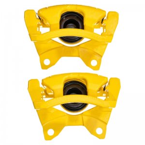 Jeep Wrangler JK Caliper Set - Rear - PowerStop - Yellow Powder Coated - Yellow - `07-`18