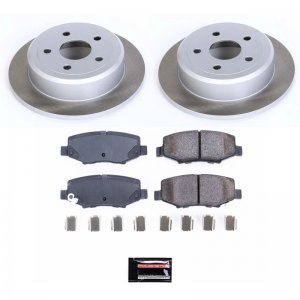 Jeep Wrangler JK Rotor Kits - Rear - PowerStop - Semi-Coated - 2018