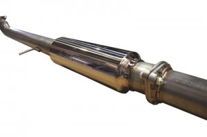 Honda Civic Performance Exhaust - Injen - Cat-Back, Custom Y-Pipe w/Dual 3.5 in. Titanium Tips - Dual Burnt Titanium - 1.5L Turbo - `16-`21