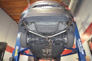 Honda Civic Performance Exhaust - Injen - Cat-Back, Custom Y-Pipe w/Dual 3.5 in. Titanium Tips - Dual Burnt Titanium - 1.5L Turbo - `16-`21