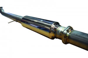 Honda Civic Performance Exhaust - Injen - Cat-Back, Custom Y-Pipe w/Dual 3.5 in. Titanium Tips - Dual Burnt Titanium - 1.5L Turbo - `16-`21