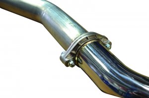 Honda Civic Performance Exhaust - Injen - Cat-Back, Custom Y-Pipe w/Dual 3.5 in. Titanium Tips - Dual Burnt Titanium - 1.5L Turbo - `16-`21
