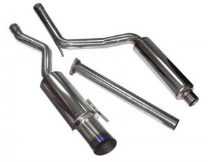 Honda Civic Performance Exhaust - Injen - Cat Back, Titanium Tip - 2.0L - `06-`11