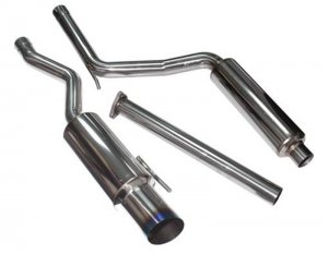 Honda Civic Performance Exhaust - Injen - Cat Back, Titanium Tip - 2.0L - `06-`11
