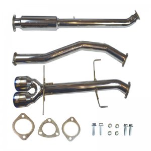 Honda Civic Performance Exhaust - Injen - Cat-Back, SES TT Edition - Burnt Titanium - 1.5L Turbo - `17-`20