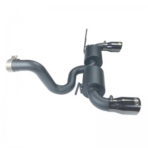 Jeep Wrangler JL Axle-Back Exhaust System - Injen - Twin Muffler - Black - L4-2.0L Turbo / V6-3.6L - `18-`21