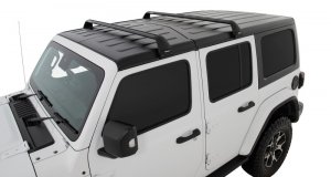 Jeep Wrangler JL Vortex SG Roof Rack - Rhino-Rack - 2 Bar - Black - `07-`22