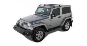 Jeep Wrangler JL Vortex SG Roof Rack - Rhino-Rack - Black - `07-`22