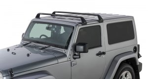 Jeep Wrangler JL Vortex SG Roof Rack - Rhino-Rack - Black - `07-`22
