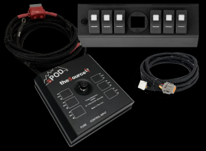 Jeep Wrangler JK Control Module - SPOD - SourceLT w/ Genesis Adapter and Green LED Switch Panel - Green - `07-`08