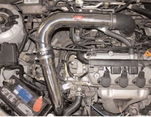 Honda Civic Performance Air Intake - Injen - SP Series with MR Technology, Converts to Short Ram - Black - 1.7L - `01-`05