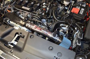 Honda Civic Performance Air Intake - Injen - Short Ram, MR Technology - Polished - 1.5L Turbo - `16-`21