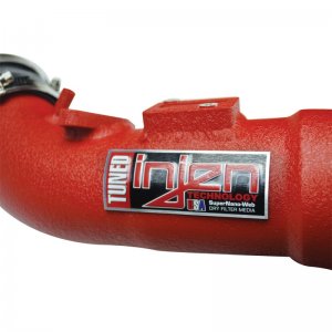 Honda Civic Performance Air Intake - Injen - Short Ram, SP1583 - Wrinkle Red - 2.0L Turbo - `17-`21