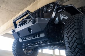 Jeep Gladiator Skid Plate - Front - DV8 Offroad - Sway-Bar Disconnect Motor - `18-`23
