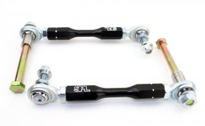 Porsche 911 Swaybar Endlinks - Front - SPL Parts - Adjustable - Black - `99-`12