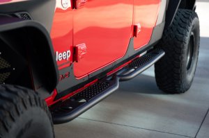 Jeep Gladiator Rock Skins - DV8 Offroad - Rocker Panel Guard - Black - `20-`23