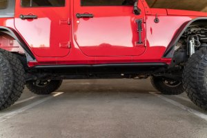 Jeep Wrangler JK Side Steps - DV8 Offroad - OE Plus - Black - `07-`18