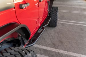 Jeep Wrangler JK Side Steps - DV8 Offroad - OE Plus - Black - `07-`18