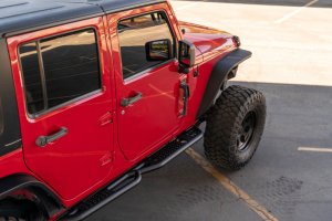 Jeep Wrangler JK Side Steps - DV8 Offroad - OE Plus - Black - `07-`18