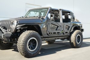 Jeep Wrangler JL Rock Skins - DV8 Offroad - Black - `18-`23