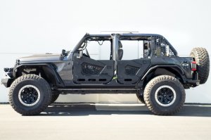 Jeep Wrangler JL Rock Skins - DV8 Offroad - Black - `18-`23