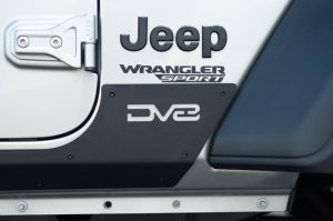 Jeep Wrangler JL Rock Skins - DV8 Offroad - Black - `18-`23