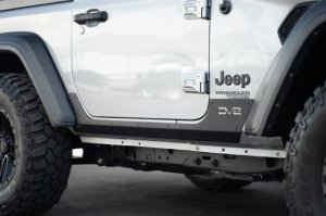 Jeep Wrangler JL Rock Skins - DV8 Offroad - Black - `18-`23