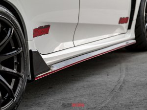 Honda Civic Side Skirts - Seibon - OEM Carbon Fiber - `17-`20