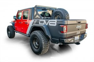 Jeep Gladiator Tire Carrier - In-Bed - DV8 Offroad - Stand Up - Black - `19-`0