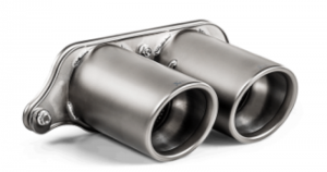 Porsche 911 Performance Exhaust - Akrapovic - Tail Pipe Set - Titanium - 2018