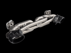 Porsche 911 Performance Exhaust - Akrapovic - Titanium Tail Pipe Set - Black - `20-`21