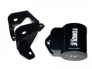 Honda Civic Engine Mount - Left - Torque Solution - Billet Aluminum (3 Bolt) - `96-`00
