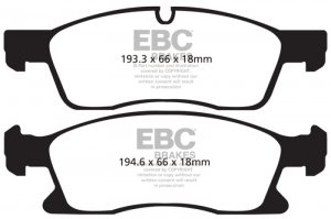 Jeep Grand Cherokee - EBC Ultimax2 Brake Pad Sets