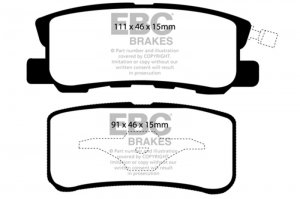 Jeep Patriot - EBC Ultimax2 Brake Pad Sets