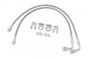 Jeep Wrangler JK Brake Lines - Front - Zone Offroad - `07-`18