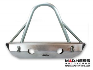 Jeep Wrangler JK Front Mid Width Bumper w/ Stinger + Tabs + Fog Light by ATP Jeep Wrangler JK Front Mid Width Bumper w/ Stinger + Tabs + Fog Light by ATP