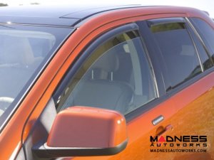 Jeep Compass Side Window Air Deflectors - Smoke - 4pc - by AVS (2017-2025)