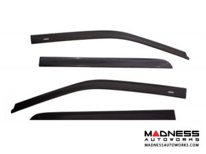 Jeep Compass Side Window Air Deflectors - Smoke - 4pc - by AVS (2017-2025)
