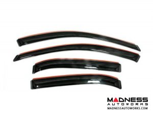 Jeep Compass Side Window Air Deflectors - Smoke - 4pc - by AVS (2017-2025)