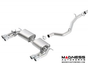 Audi S3 Performance Exhaust by Borla - Cat-Back Exhaust - S Type (2013-2015) Dual Tip