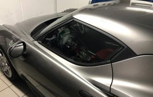 Alfa Romeo 4C Carbon Fiber External Window Door Lower Frame Trim Kit