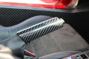 Alfa Romeo 4C Carbon Fiber e-Brake Handle 