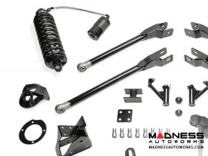 Dodge Ram 3500 5" 4 Link System w/ Dirt Logic Front 4.0 Resi Coilovers and Rear 2.25 Dirt Logic Shocks by Fabtech (2013 - 2017) 4WD