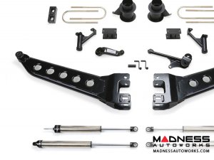 Dodge Ram 3500 5" Radius Arm System w/ Coil Spacers & Dirt Logic 2.25 Shocks by Fabtech (2013 - 2017) 4WD