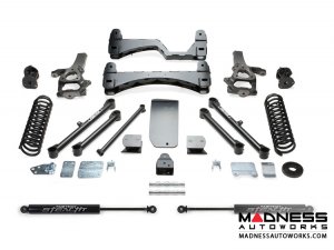 Dodge Ram 1500 6" Basic System w/ Stealth Rear Shocks by Fabtech (2013 - 2016) 4WD