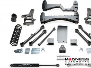 Dodge Ram 1500 6" Basic System w/ Stealth Rear Shocks by Fabtech (2013 - 2016) 4WD
