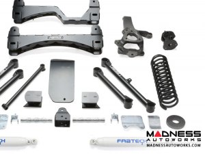 Dodge Ram 1500 6" Basic System w/ Performance Rear Shocks by Fabtech (2013 - 2016) 4WD