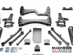 Dodge Ram 1500 6" Performance System w/ Dirt Logic 2.5 Front Resi Coilovers & Rear 2.25 Shocks by Fabtech (2013 - 2016) 4WD